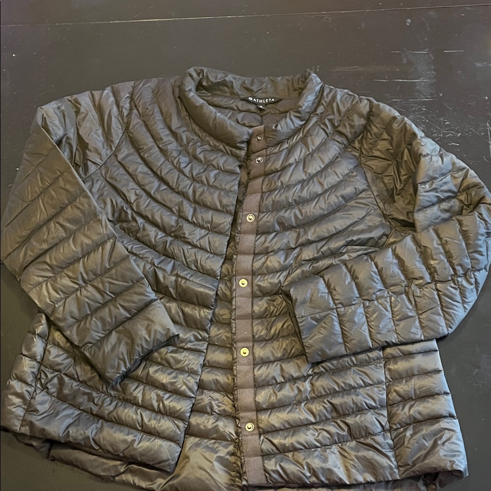 Talbots Charcoal Puffer Jacket